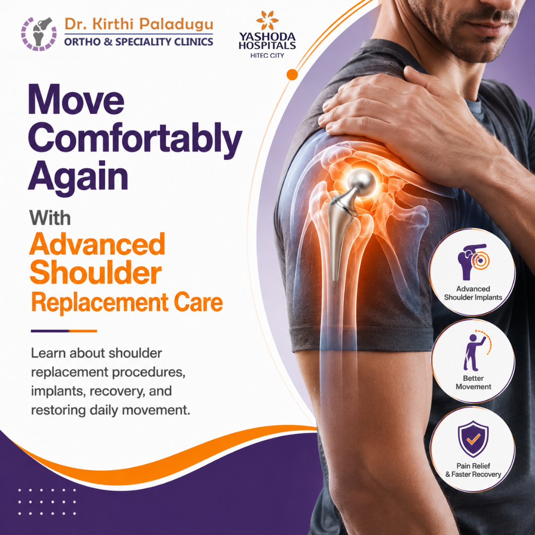 Shoulder Replacement Surgery: Restoring Comfort, Strength & Shoulder Movement
