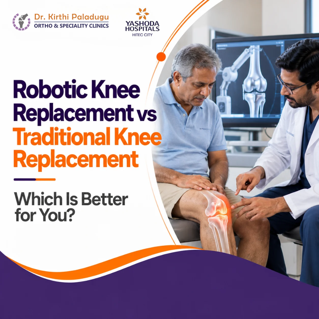 Robotic vs Traditional Knee Replacement: Benefits & Recovery | Dr. Kirthi Paladugu
